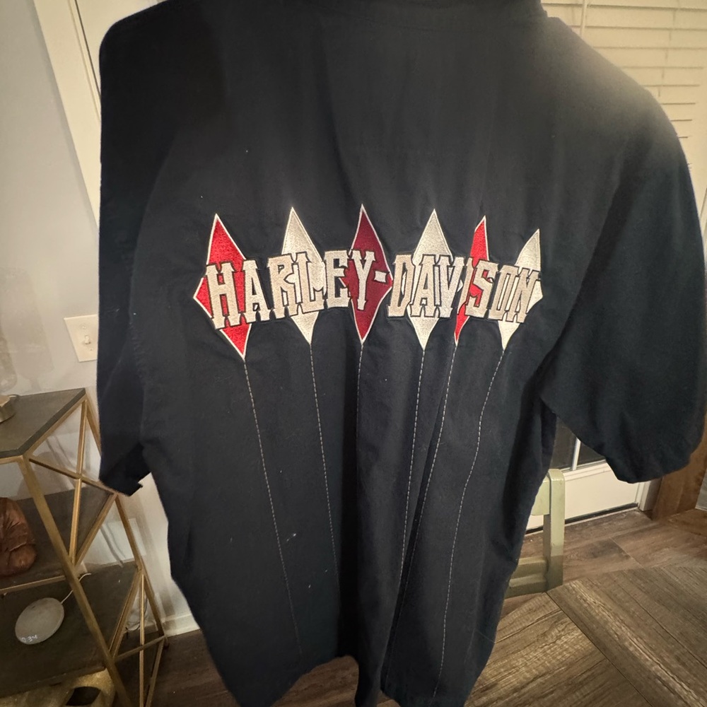 Harley-Davidson Men’s Bowling Shop Shirt Size Medium